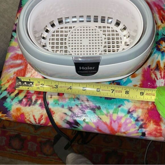 Haier hu335w Ultrasonic Cleaner For Jewelry eyeglasses and more - Picture 8 of 9